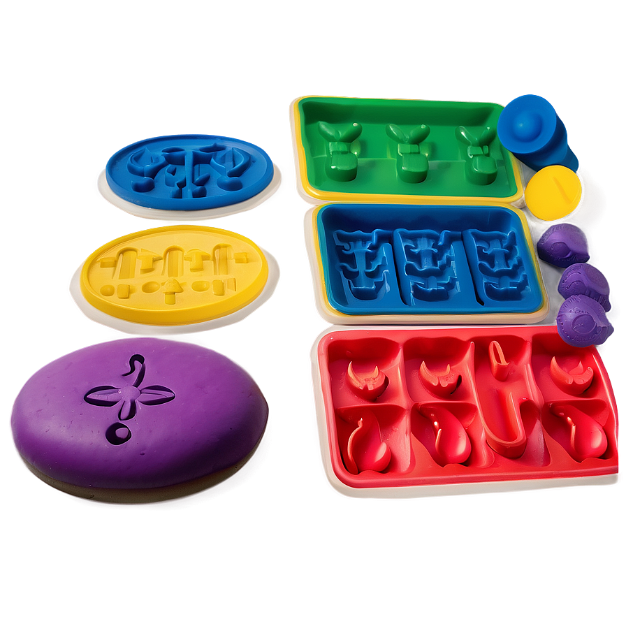 Playdough Shapes And Molds Png 77 PNG image