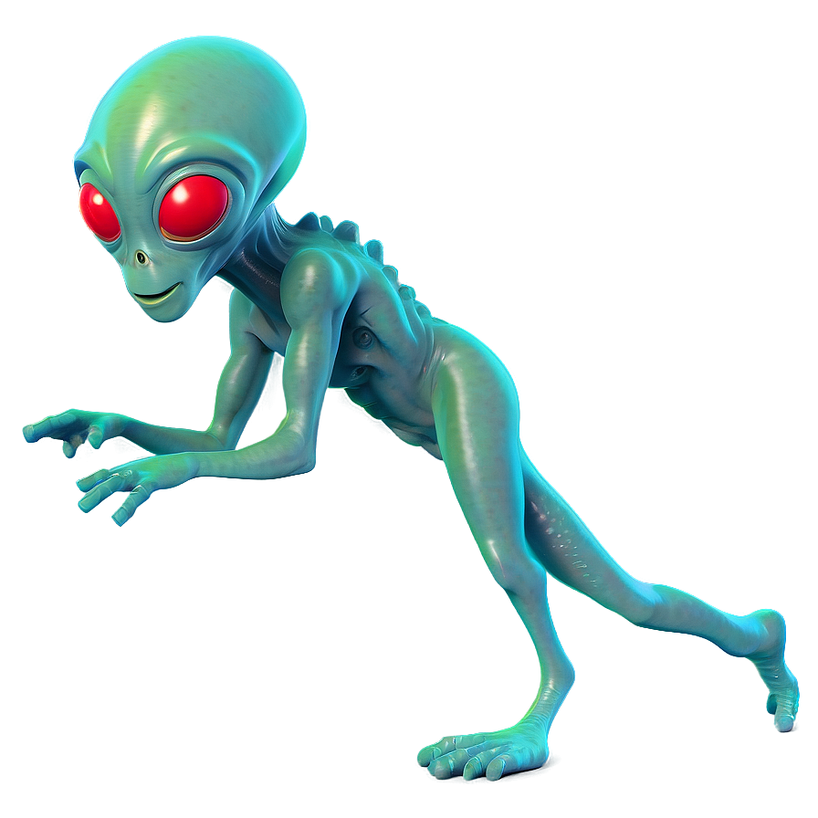 Playful Alien Pal Png 06292024 PNG image