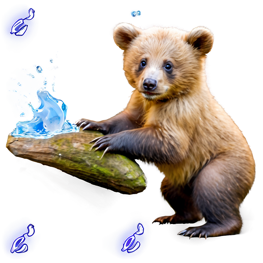 Playful Bear Cub Png 48 PNG image