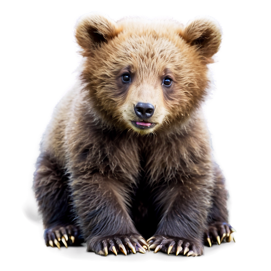 Playful Bear Cub Png Atq55 PNG image