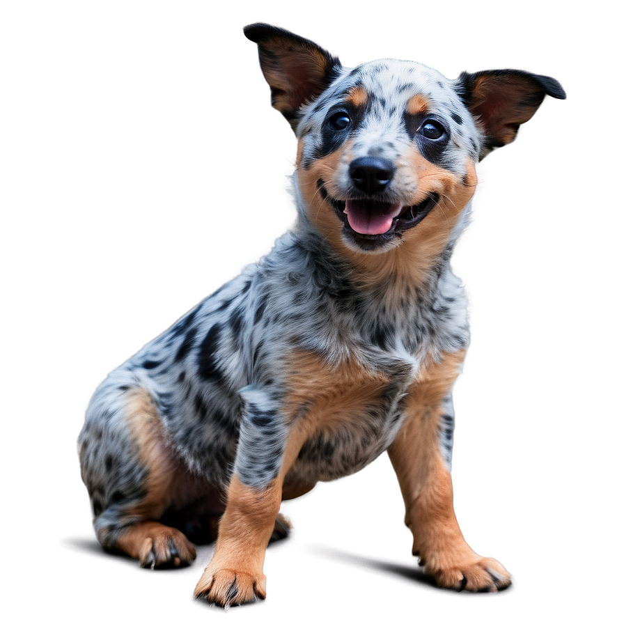 Playful Blue Heeler Png 06282024 PNG image