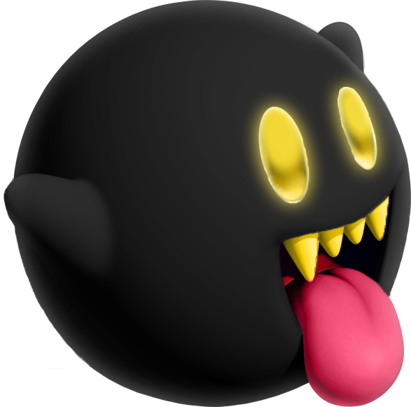 Playful Boo Cartoon Character PNG image