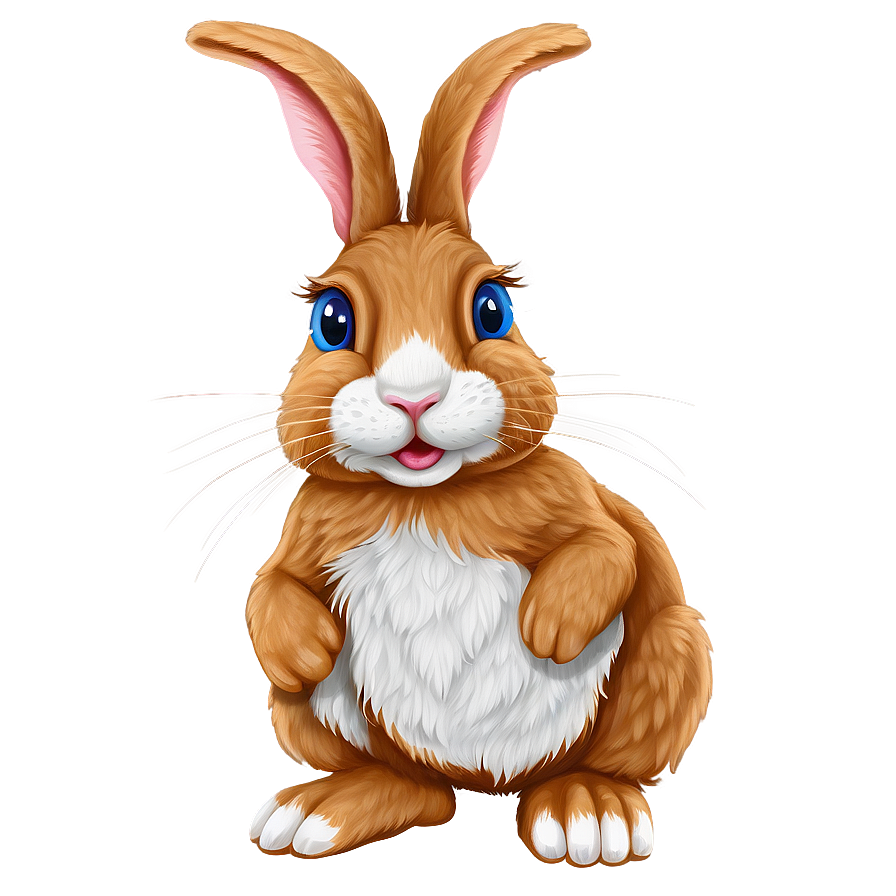 Playful Bunny Clipart Png 05212024 PNG image