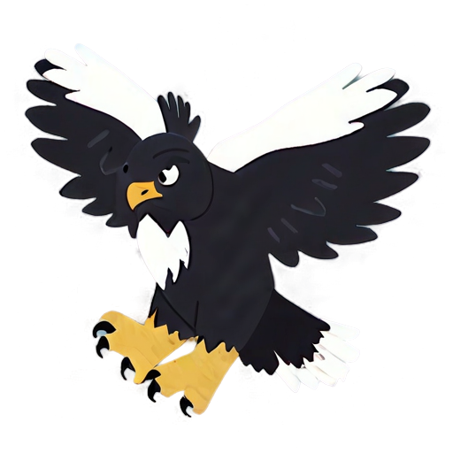 Playful Cartoon Baby Eagle Png A PNG image