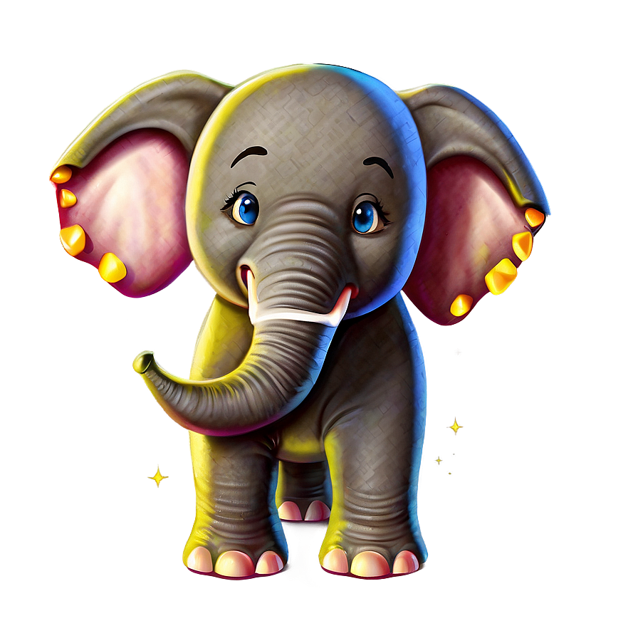 Playful Cartoon Elephant Png 51 PNG image