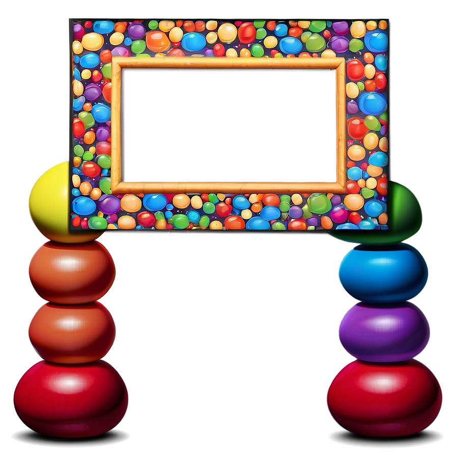 Playful Cute Frame Png 06262024 PNG image