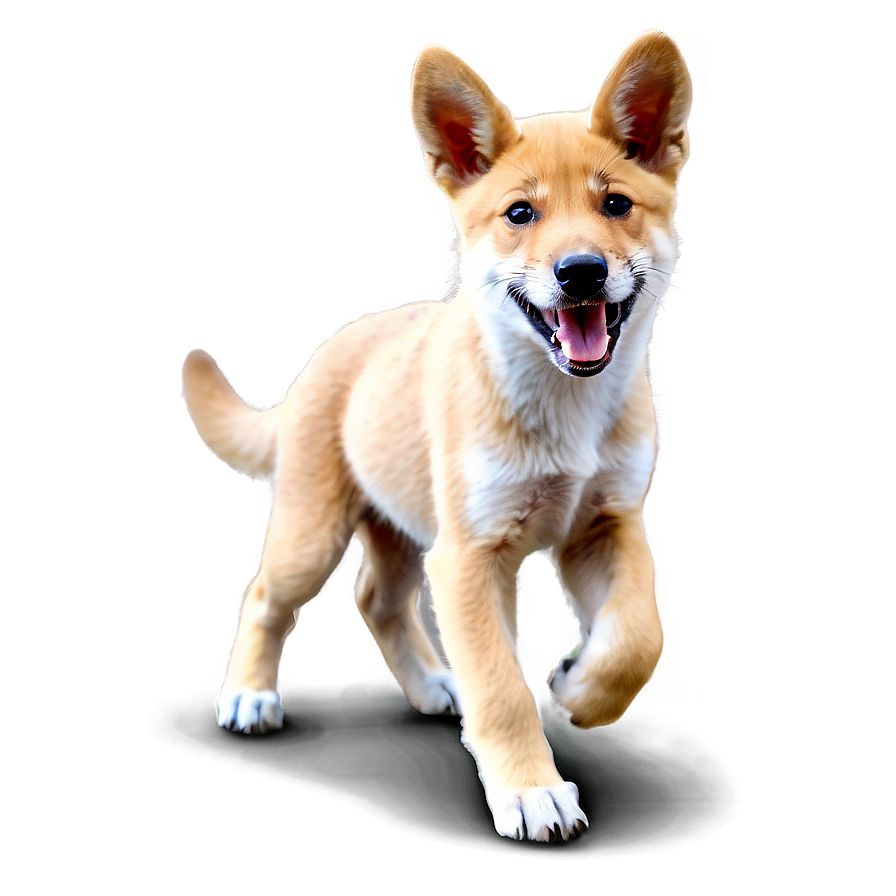 Playful Dingo Puppy Png Jfq PNG image