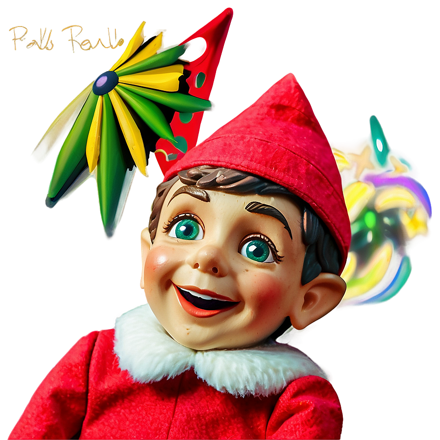 Playful Elf Shelf Ideas Png 05242024 PNG image