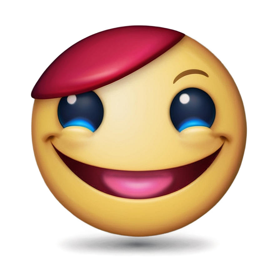 Playful Grin Emoji Png 06242024 PNG image