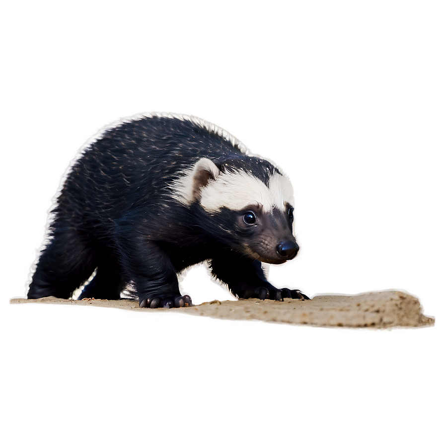 Playful Honey Badger Cub Png Icq PNG image