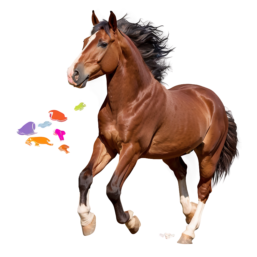 Playful Mustang Horse Scene Png 99 PNG image