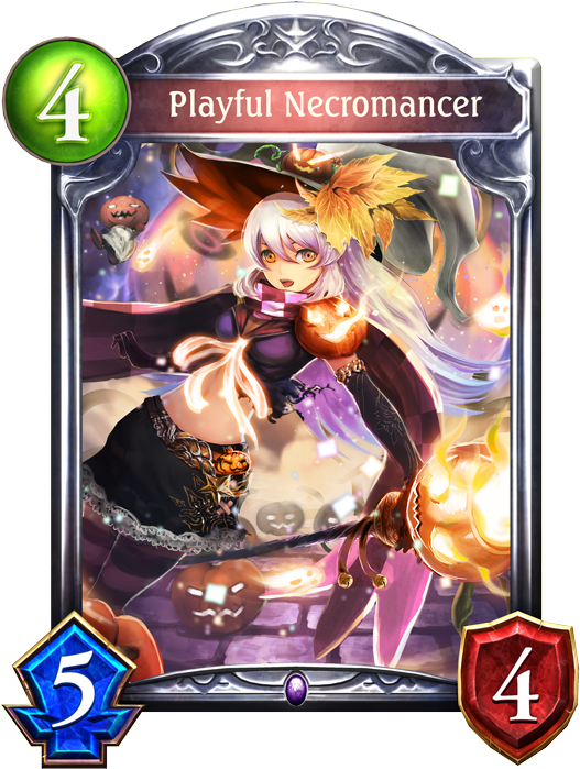 Playful_ Necromancer_ Card_ Art PNG image