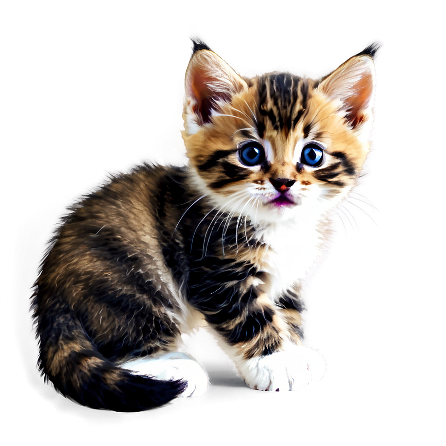 Playful Paws Kitten Png 06242024 PNG image