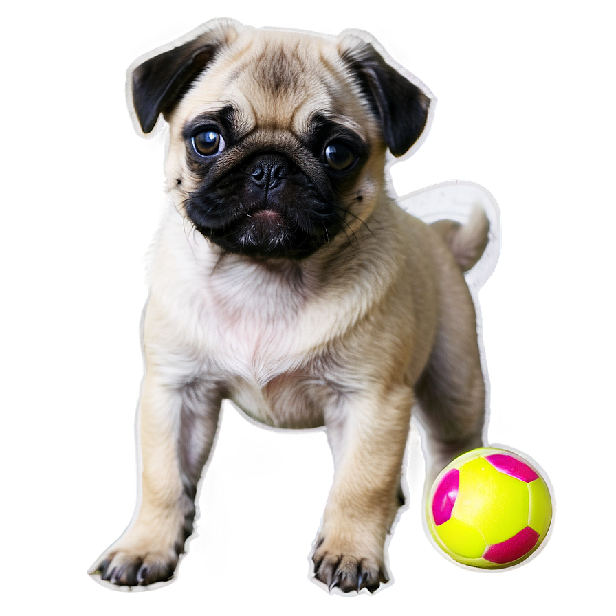 Playful Pug Puppy Png Dmt PNG image