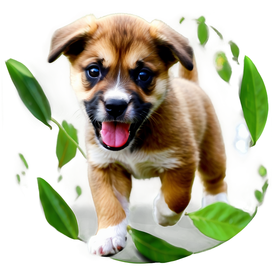 Playful Puppy Png Kvu PNG image