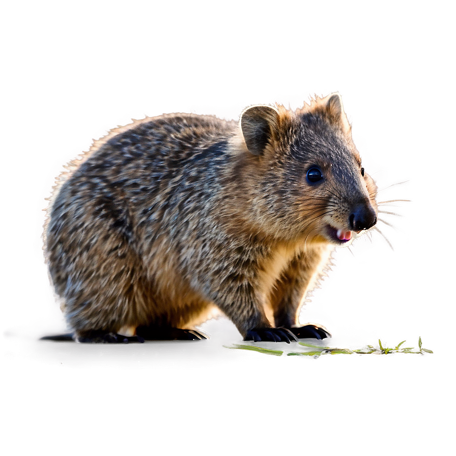 Playful Quokka Pose Png 06242024 PNG image