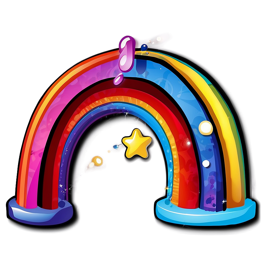 Playful Rainbow Icon Png Kwp90 PNG image