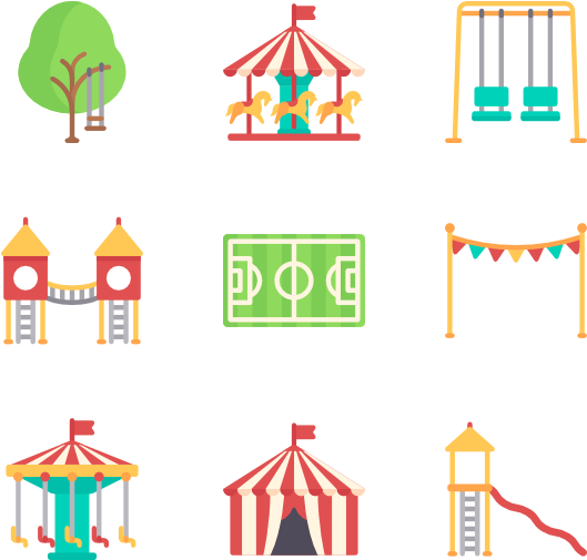 Playground Elements Vector Illustration PNG image