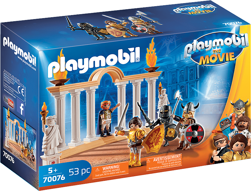 Playmobil The Movie Toy Set Box PNG image