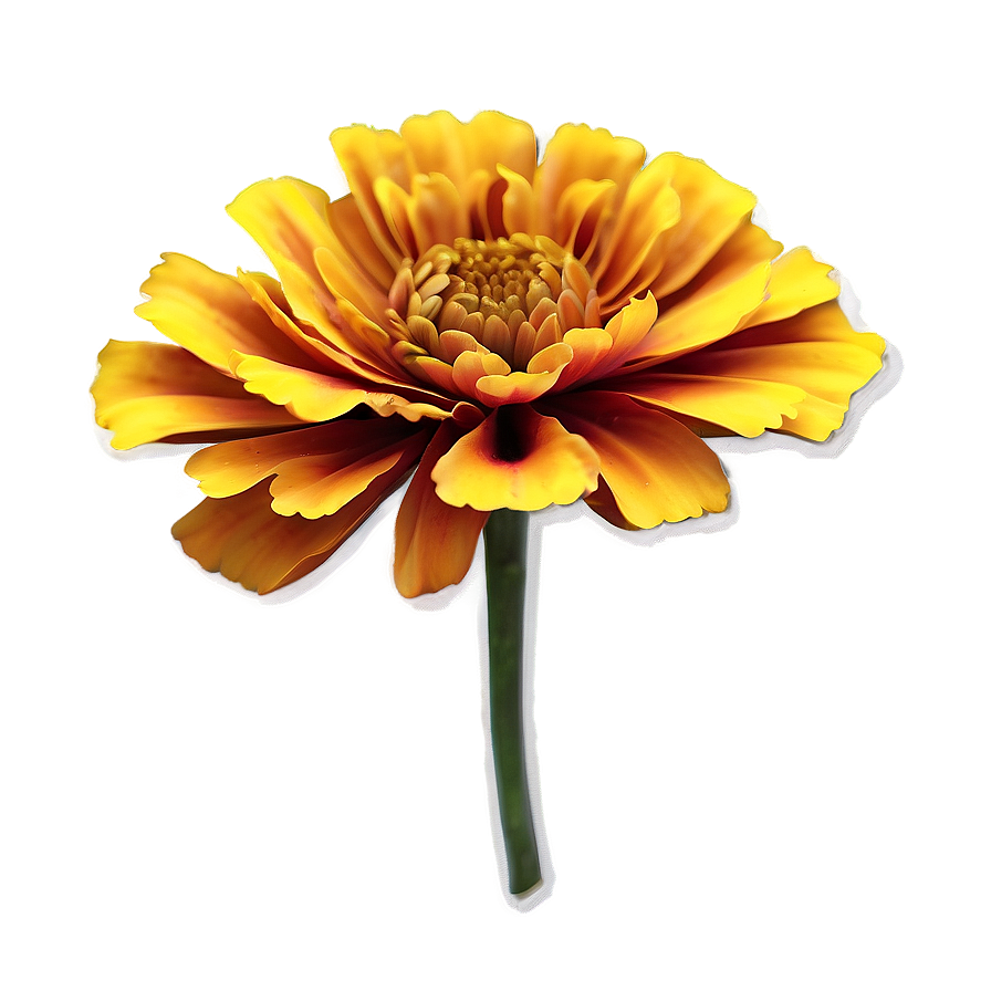 Pleasing Marigold Art Png 06202024 PNG image