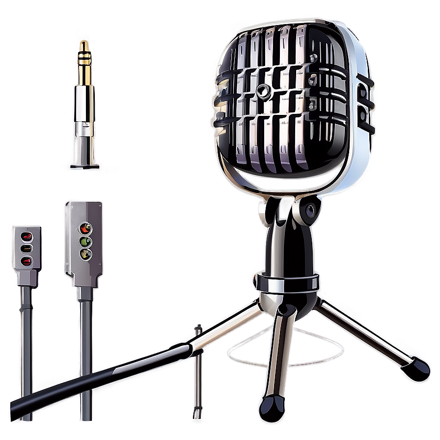 Plug And Play Podcasting Microphone Png Btq PNG image