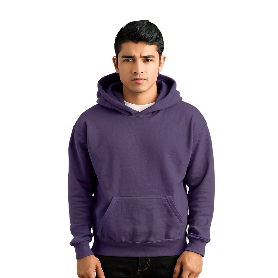 Plum Purple Hoodie Representation Png 19 PNG image