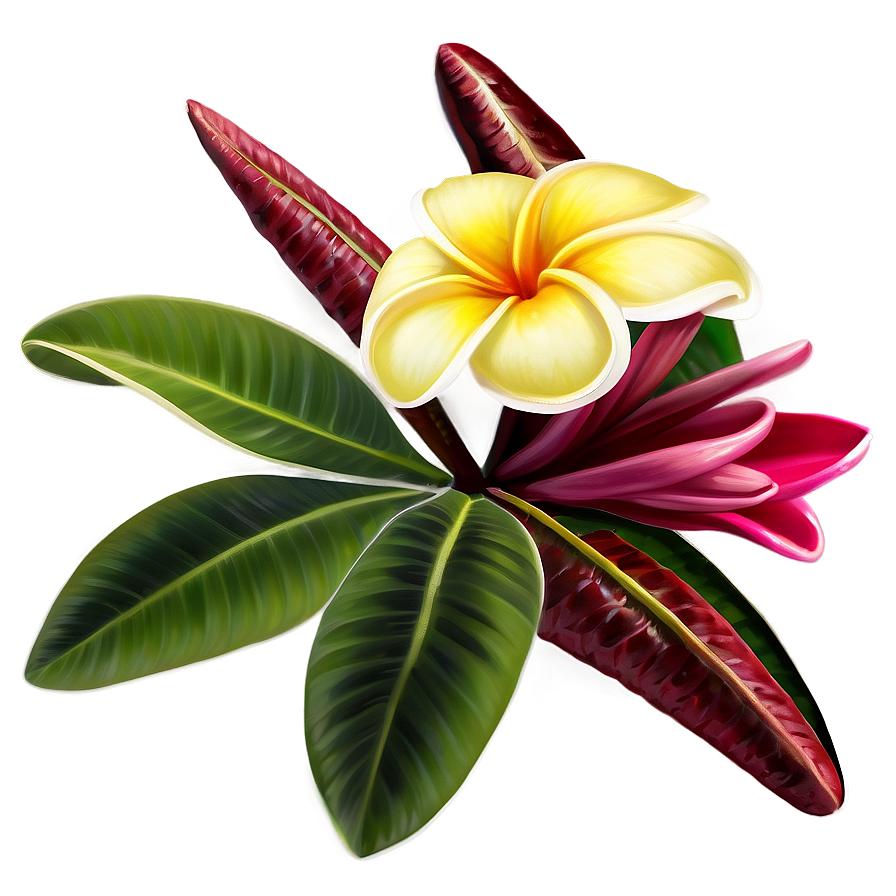 Plumeria Art Png 17 PNG image