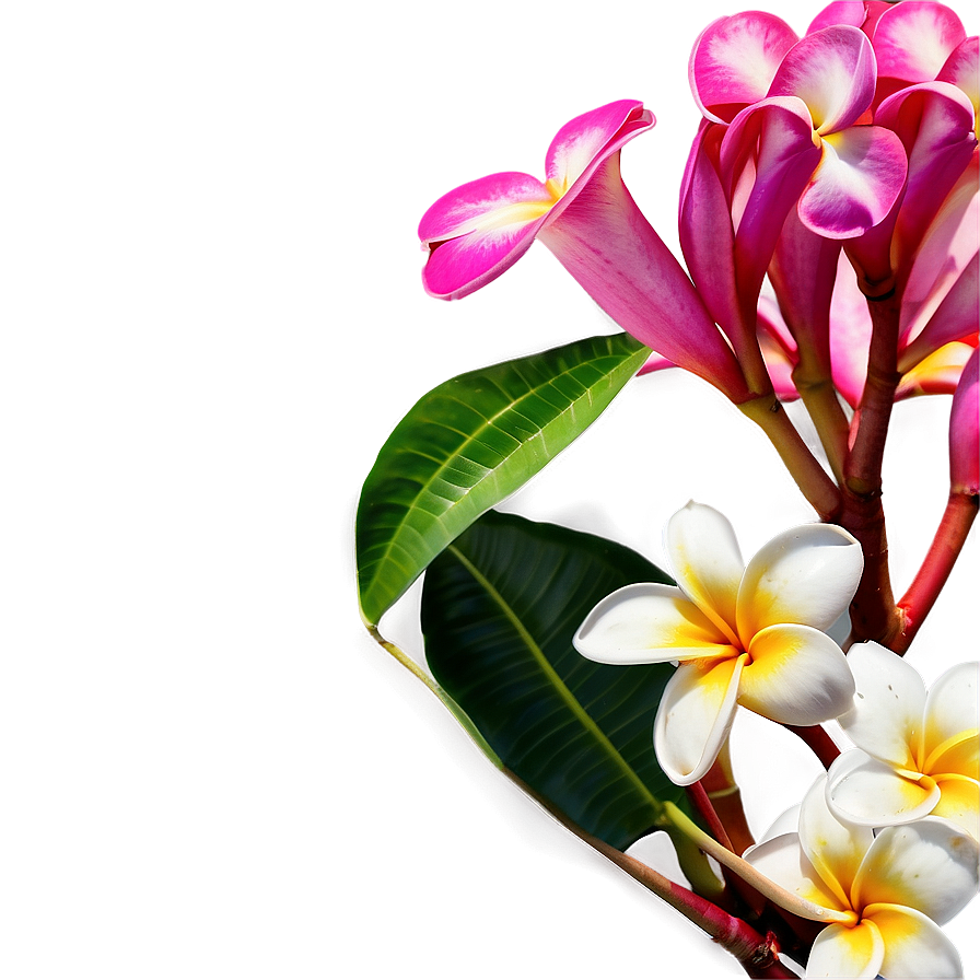 Plumeria C PNG image