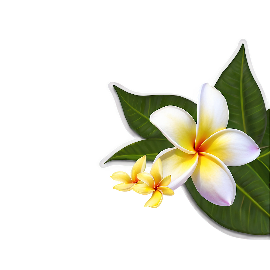 Plumeria Clipart Png 06272024 PNG image