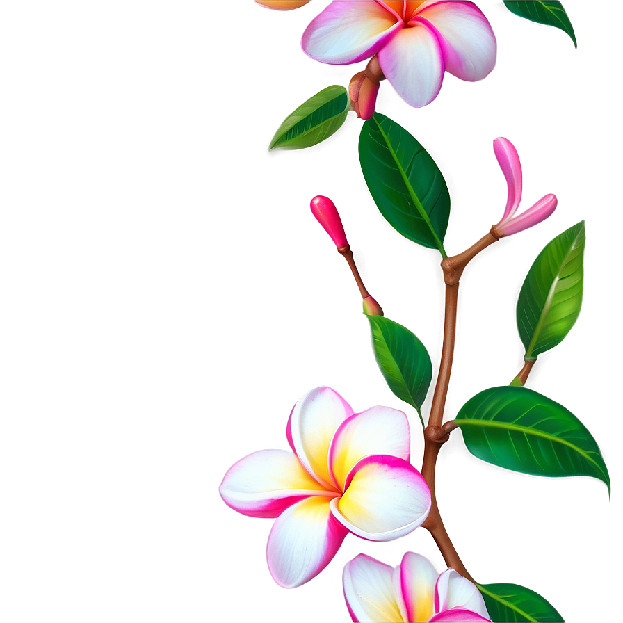 Plumeria Decoration Png Dph PNG image