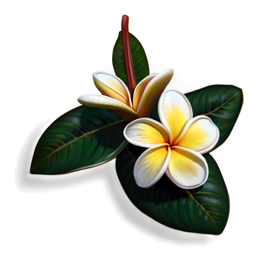 Plumeria Drawing Png 06272024 PNG image