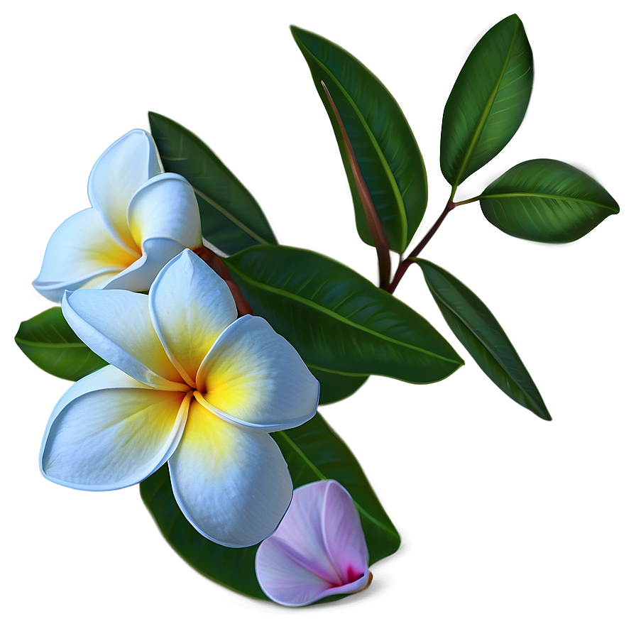 Plumeria Illustration Png Joi61 PNG image