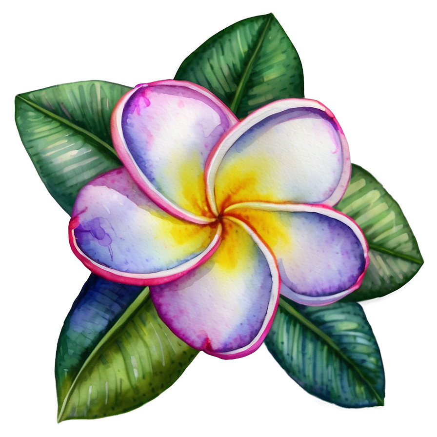 Plumeria Watercolor Png Bfd PNG image