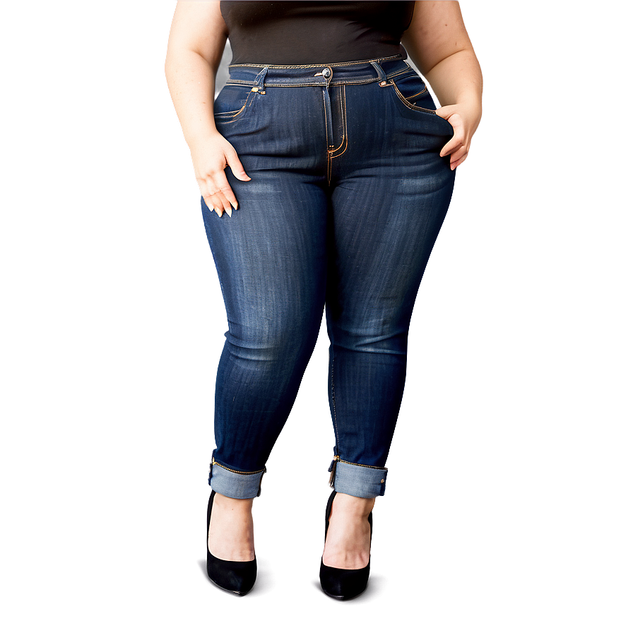 Plus Size Jeans Png 05242024 PNG image