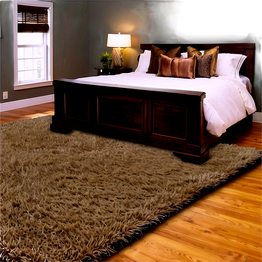 Plush Bedroom Carpet Png 05242024 PNG image