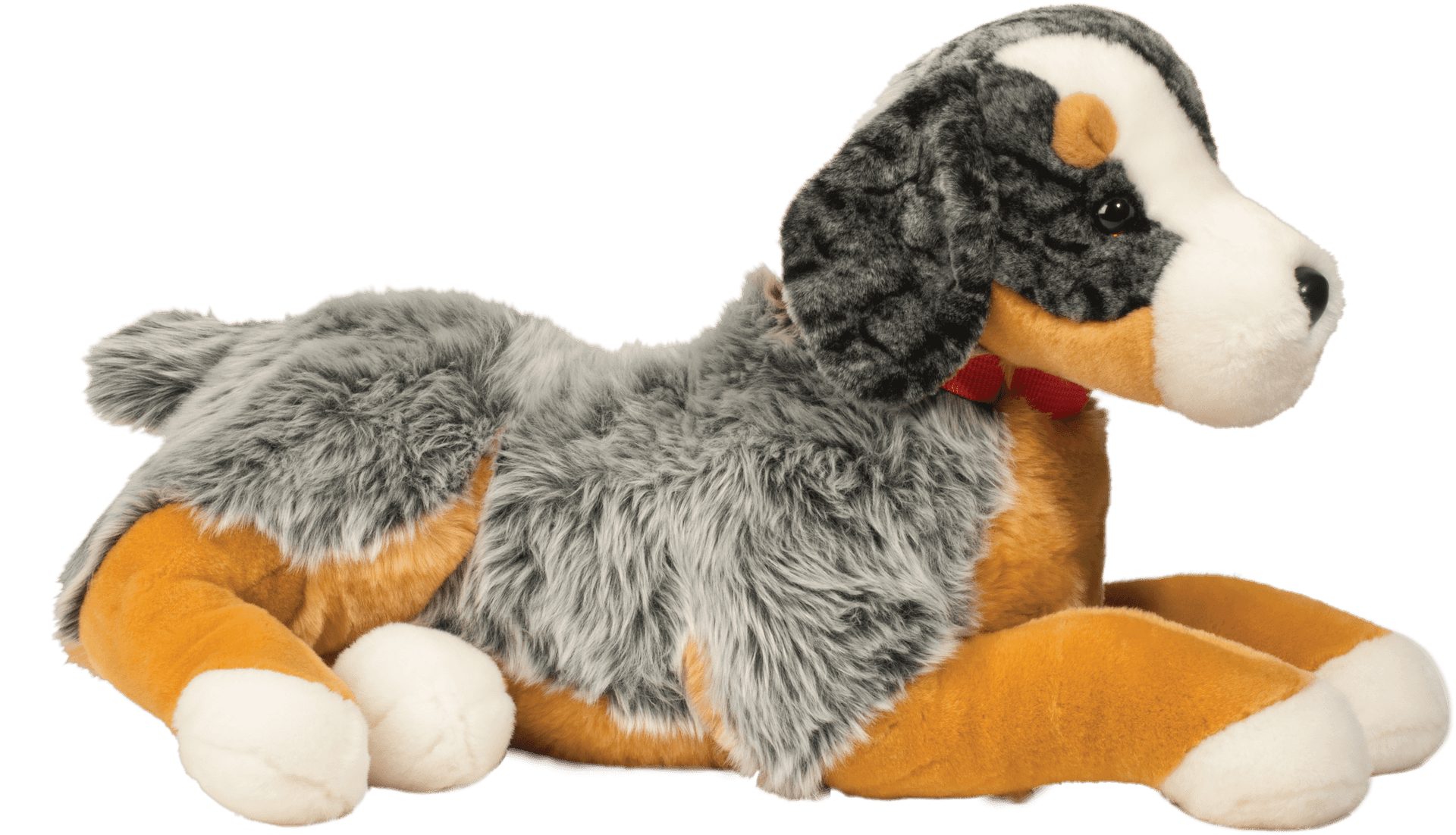 Plush Bernese Mountain Dog Toy PNG image