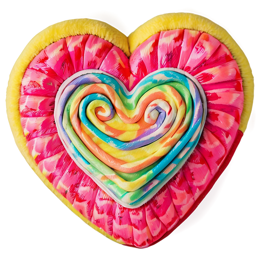 Plush Candy Heart Png 28 PNG image