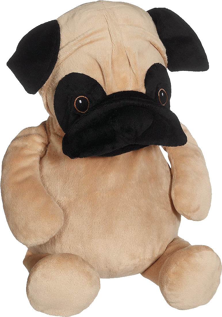 Plush Pug Toy PNG image