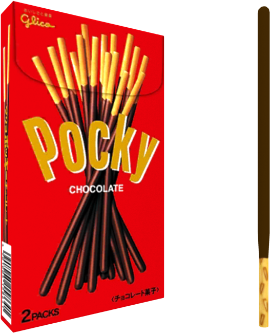 Pocky Chocolate Flavor Box PNG image