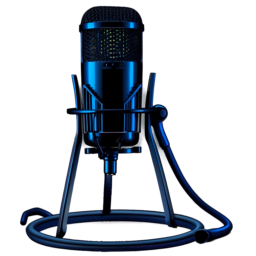 Podcast Mic With Pop Filter Png 22 PNG image