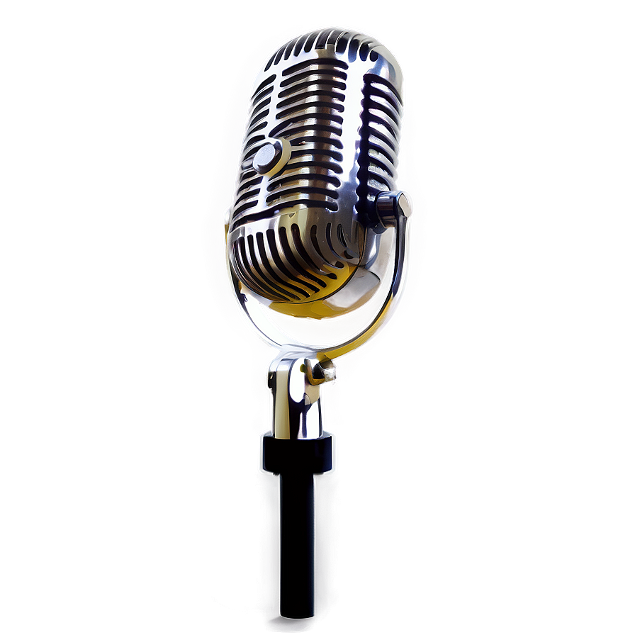 Podcast Mic With Stand Png Rwf78 PNG image