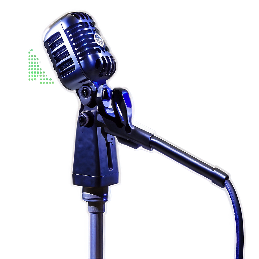 Podcast Microphone In Studio Setting Png 06202024 PNG image