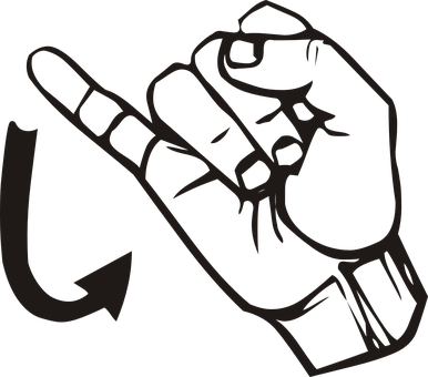 Pointing Hand Direction Sign PNG image