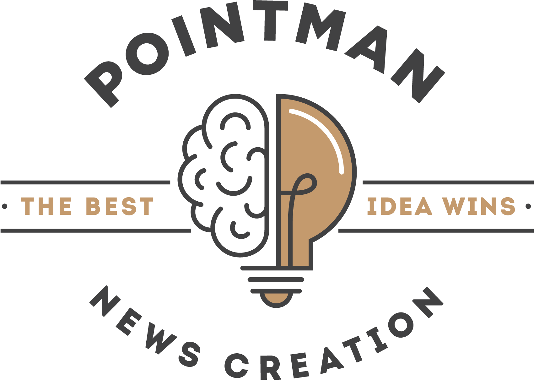 Pointman News Creation Logo PNG image