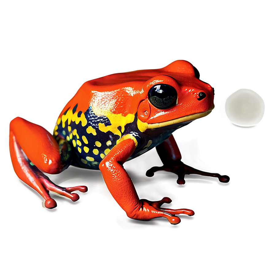 Poison Dart Frog Warning Colors Png Tan51 PNG image