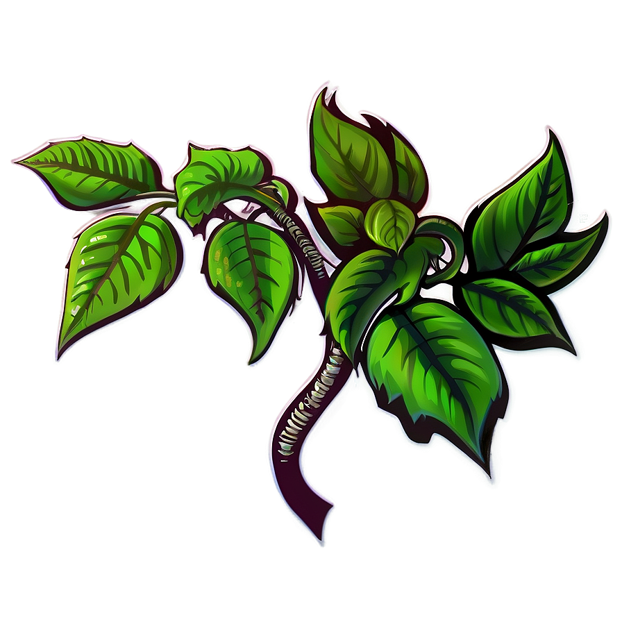 Poison Ivy Tattoo Design Png Yax PNG image