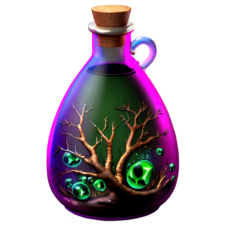 Poison Potion Bottle Png Cjn PNG image