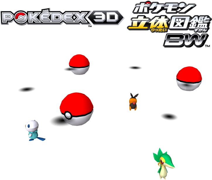 Pokedex3 D Pokemonand Pokeballs PNG image