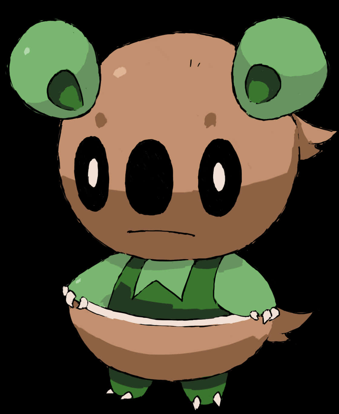 Pokemon Bonsly Standing PNG image