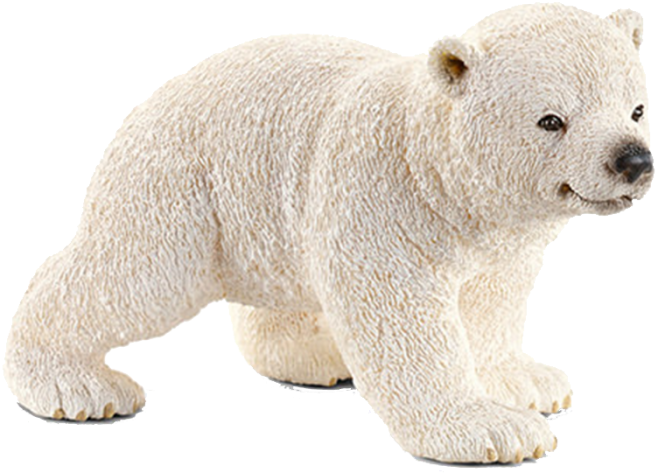 Polar Bear Figurine PNG image